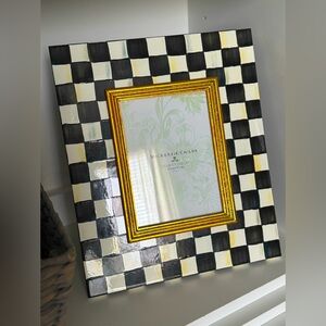 MacKenzie-Childs Courtly Check Enamel Frame 5x7